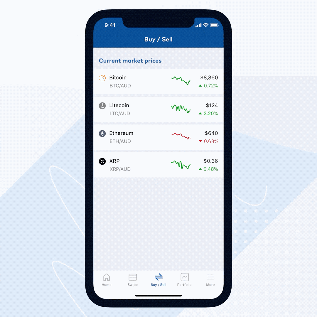 CoinJar Buy Animation